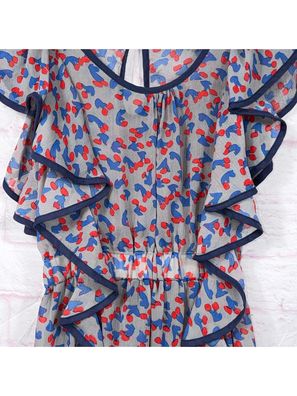 Viktor & Rolf Medium Women's Silk Ruffle Top - Picture 2 of 7